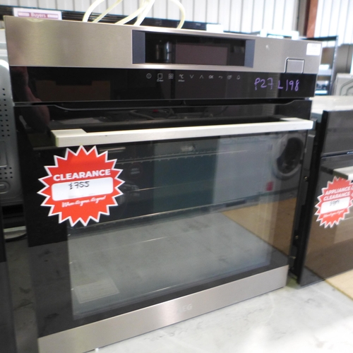 3058 - AEG Single Pyrolytic Steam Oven (H594xW594xD567)  (Model no: BSK774320M) (550-198) * This lot is sub... 