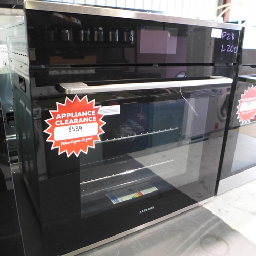 3059 - Karlson Single Multifunction Oven (H595xW595xD546) (550-200) * This lot is subject to vat