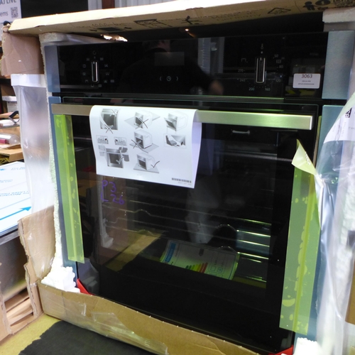 3063 - Neff N50 Single Oven - Slide & Hide  (H595xW594xD548) (Model no: B3ACE4HN0B) (550-26) * This lot is ... 