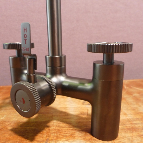 3073 - Industrial Style Bridge 3 in 1 Tap (550-92) * This lot is subject to vat