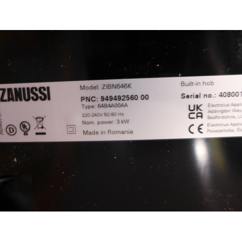 3076 - Zanussi 4 Zone Induction Hob (H52xW590xD520) (550-101) * This lot is subject to vat