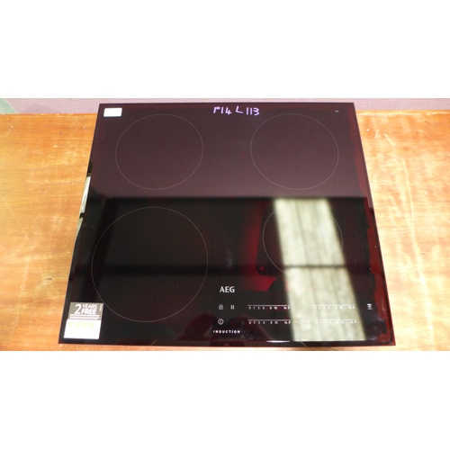 3078 - AEG 4 Zone Induction Hob (H44xW590xD520) (Model no: IKB64401FB) (550-113) * This lot is subject to v... 