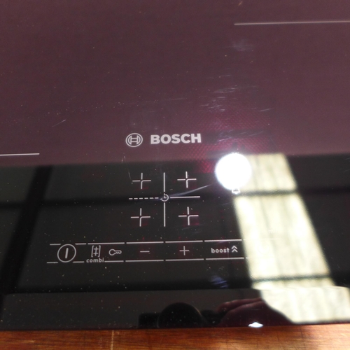 3086 - Bosch Induction 4 Zone Hob - Black (H51xW592xD522) (Model no: PWP631BF1B) (550-218) * This lot is su... 