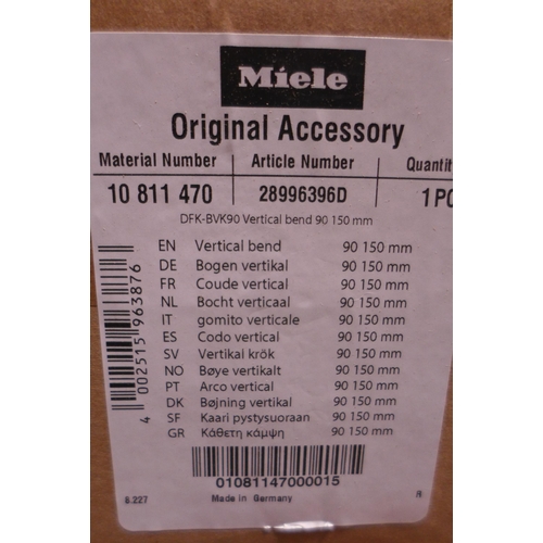 3092 - Five Various Miele items including Horizontal and Vertical Bends (550-14,15,16,17,18,19)  * This lot... 