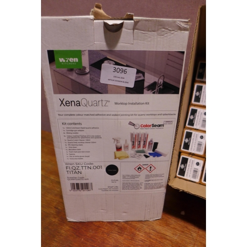 3096 - Mcalpine Space Saver Plumbing Kit, Xena Quartz Worktop Installation and Aftercare Kit and Various Ha... 