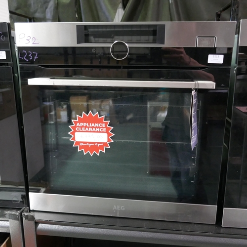 3113 - AEG Single Multi-Function Oven (H594xW594xD568) (550-237) * This lot is subject to vat