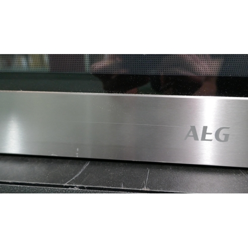 3121 - AEG Pyrolytic Single Oven (H594xW594xD567) (Model no: BPK842720M) (550-187) * This lot is subject to... 