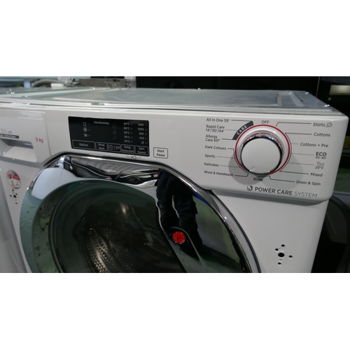 3129 - Hoover H-Wash 300 Lite Integrated Washing Machine (9kg) (H820xW600xD525) (Model no: HBWS 49D1ACE) (5... 