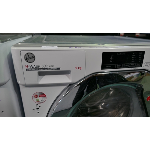 3129 - Hoover H-Wash 300 Lite Integrated Washing Machine (9kg) (H820xW600xD525) (Model no: HBWS 49D1ACE) (5... 