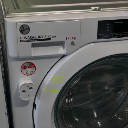 3135 - Hoover H-Wash + Dry 300 Lite Integrated Washer Dryer (8+5Kg) (H820xW600xD525) (Model no: HBD 485D1E)... 