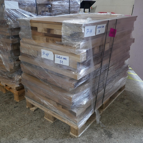 3138 - Pallet of Solid Oak Off-Cuts (550-82) * This lot is subject to vat