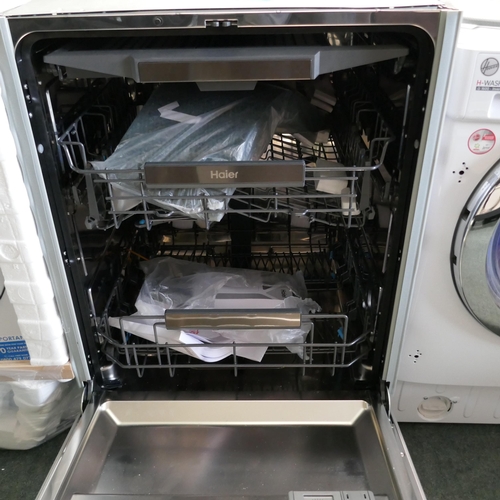 3142 - Haier Integrated Dishwasher (Model no: XIT 6C3TB3B) (550-183) * This lot is subject to vat