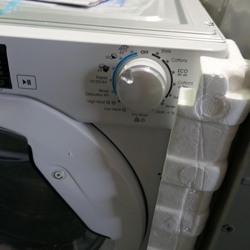 3143 - Candy Integrated Washer Dryer (9kg) (H820xW600xD525) (Model no: CBD 495D1WE) (550-32) * This lot is ... 