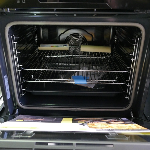 3148 - Zanussi Single Pyrolytic Oven - Black (H594xW594xD568)  (Model no: ZOPNX6KN) (550-64) * This lot is ... 