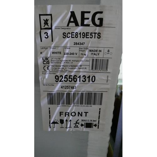 3154 - AEG 70/30 Fridge Freezer - Frost Free (H1884xW540xD549) (Model no: SCE819E5TS) (550-37) * This lot i... 