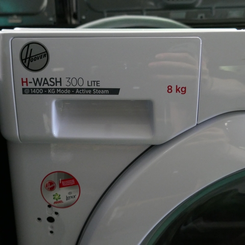 3156 - Hoover H-Wash 300 Lite Integrated Washing Machine (8kg) (H820xW600xD530) (550-130) * This lot is sub... 