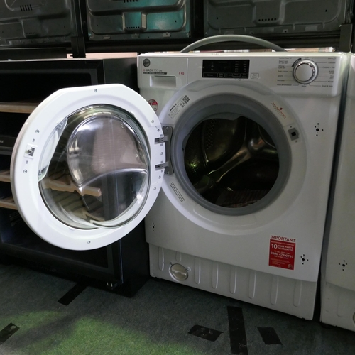 3156 - Hoover H-Wash 300 Lite Integrated Washing Machine (8kg) (H820xW600xD530) (550-130) * This lot is sub... 