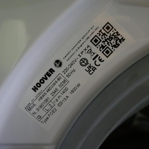 3156 - Hoover H-Wash 300 Lite Integrated Washing Machine (8kg) (H820xW600xD530) (550-130) * This lot is sub... 