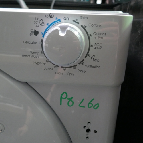 3159 - Candy Integrated Washing Machine (8kg) (H820xW600xD525) (Model no: CBW 48D1E) (550-60) * This lot is... 