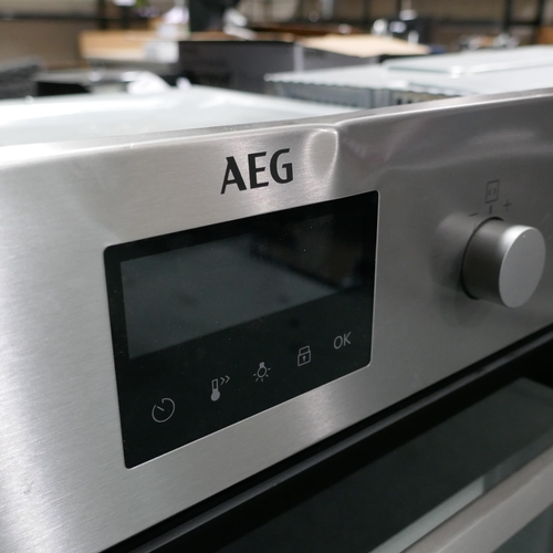 3167 - AEG Single Pyrolytic Oven with SteamBake (H594xW594xD568) (550-95) * This lot is subject to vat