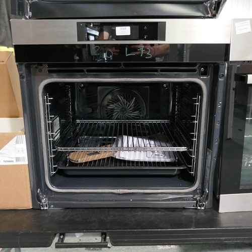 3168 - Zanussi Single Multifunction Oven and an AEG single cooker (Both Missing Doors) (550-99) * This lot ... 