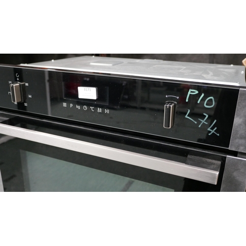 3171 - Neff N50 Compact Combi Microwave Oven (H454xW596xD548) (Model no: C1AMG84N0B) (550-74) * This lot is... 