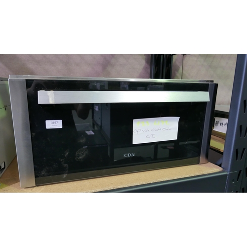 3197 - CDA Warming Drawer - stainless steel (H286xW594xD571) (Model no: VW281SS) (550-172) * This lot is su... 