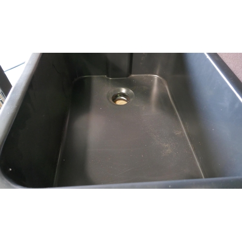 3202 - Blanco Black Ceramic Sink (550-171) * This lot is subject to vat