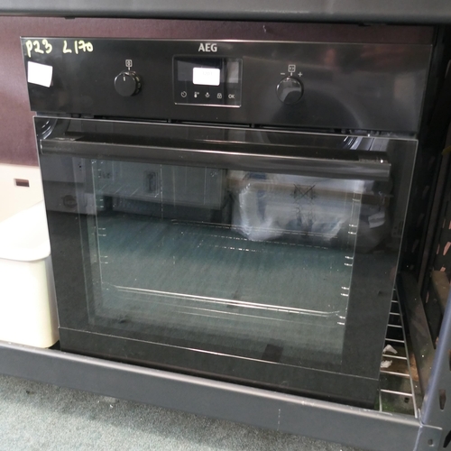 3203 - AEG Single Multifunction Oven (H589xW594xD568) (550-170) * This lot is subject to vat