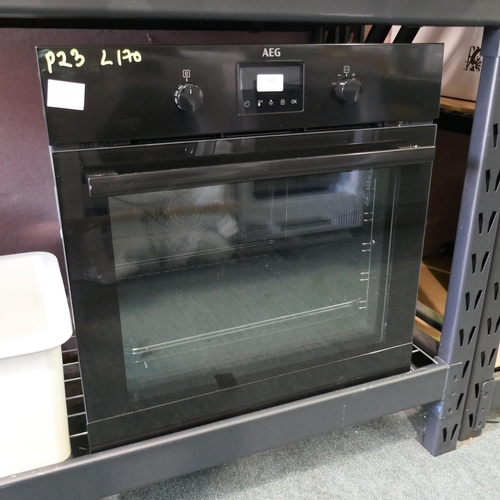 3203 - AEG Single Multifunction Oven (H589xW594xD568) (550-170) * This lot is subject to vat