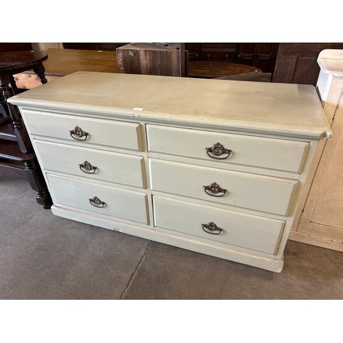 235 - A painted pine chest of drawers