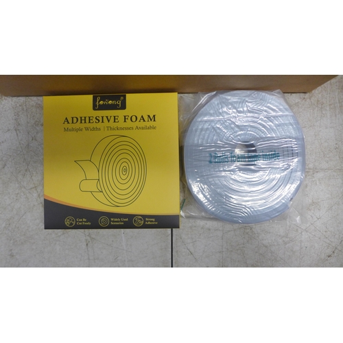 2058 - 25 boxes of adhesive foam sealing tape