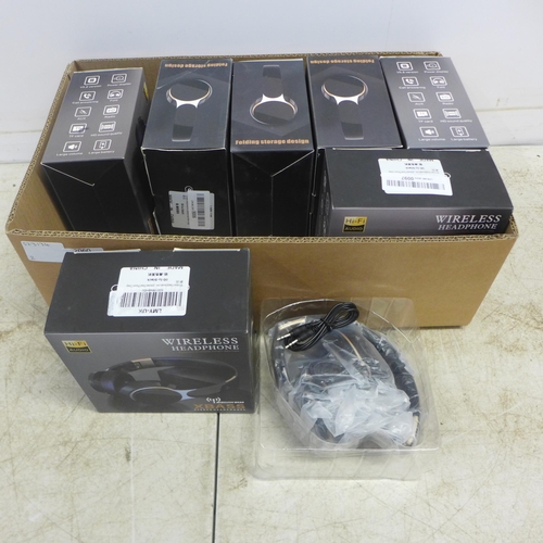 2060 - 7 sets of X Bass wireless headphones