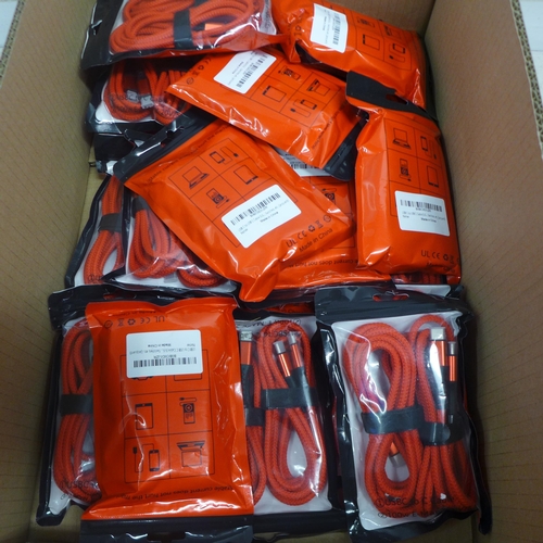 2064 - A large quantity of USBC to USBC cables