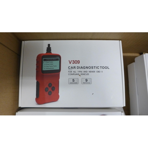 2065 - 10 V309 car diagnostic tools for all 1996 and newer OBD II compliant vehicles