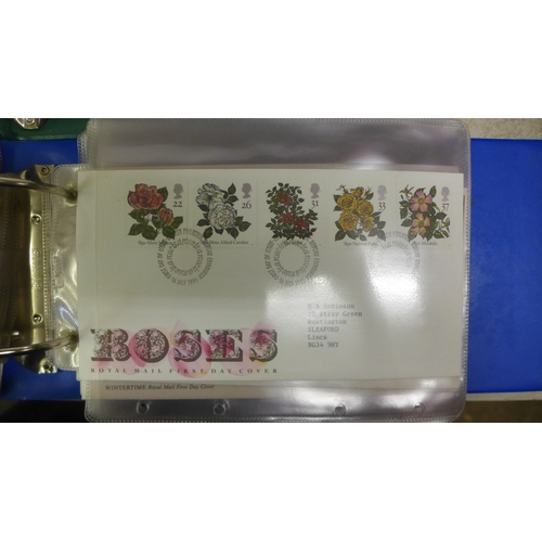 2085 - 4 folders of First Day Cover stamps