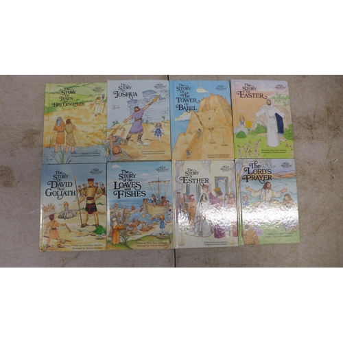 2087 - Two boxes of books including a set of Disney books and a set of Davidson/Marshall books