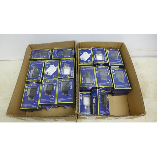 2091 - 30 boxed PD quick charge 20w USB plug sockets