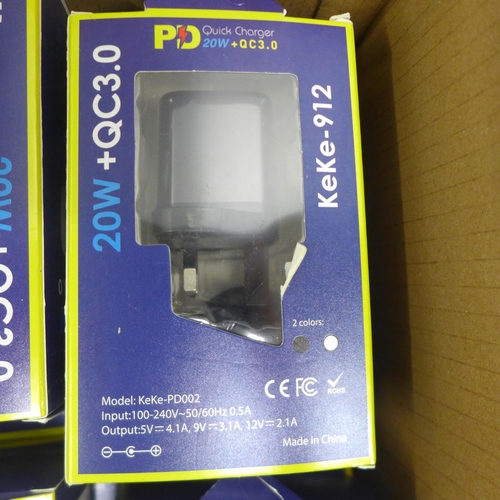 2091 - 30 boxed PD quick charge 20w USB plug sockets