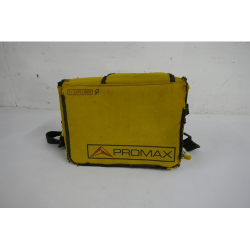 2119 - A Promax TV explorer, two spectrum analyser TV and satellite field strength meter