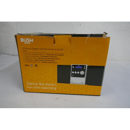 2144 - A Bush CD micro system with Bluetooth and DAB - boxed