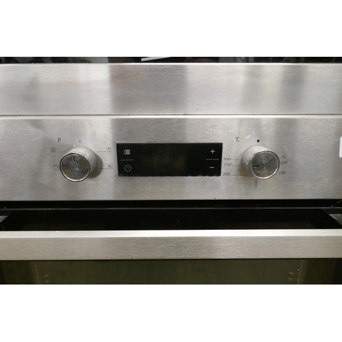 2177 - A Beko stainless steel glass door integrated single oven