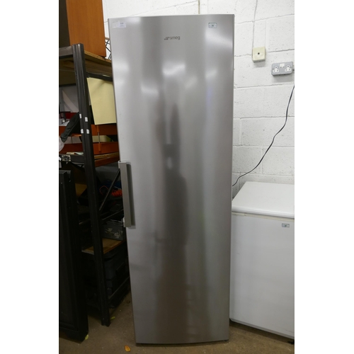 2183 - A Smeg model UK35PX4 free standing fridge