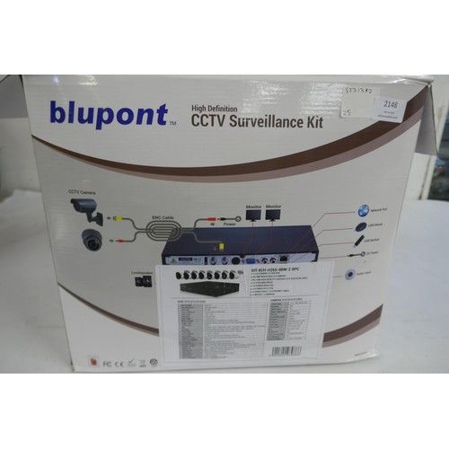 2146 - A Blupont high definition CCTV surveillance kit - boxed