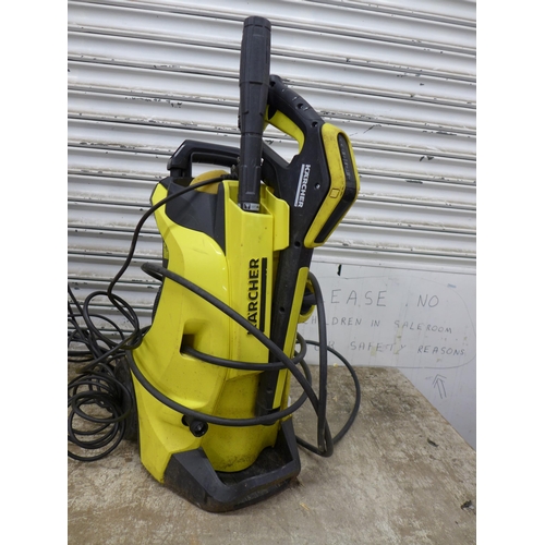 2218 - A Karcher K4 full control pressure washer and a Karcher K3.550 pressure washer