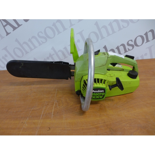 2232 - A Poulan micro 25 petrol driven chainsaw