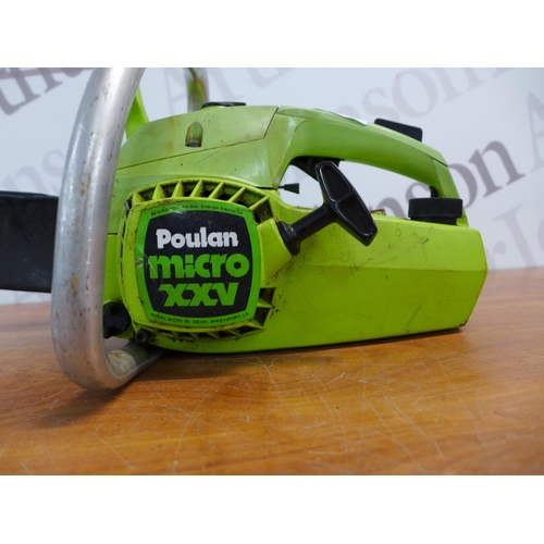 2232 - A Poulan micro 25 petrol driven chainsaw