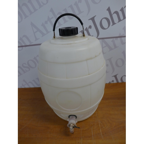 2237 - A home brewing kit including 3 x 25 litre pressure barrels, 3 x 25 litre fermenting bins, an LB hydr... 