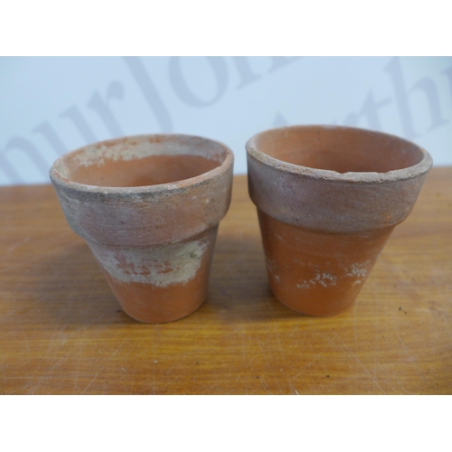 2239 - 64 Sankey style terracotta plant pots