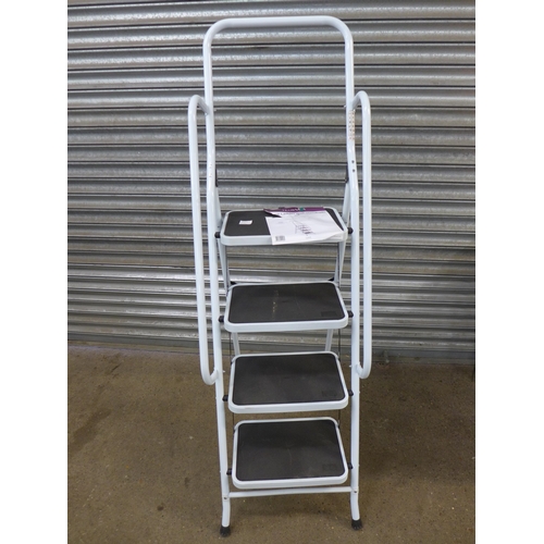 2262 - A Home Vida four rung step ladder with handrails